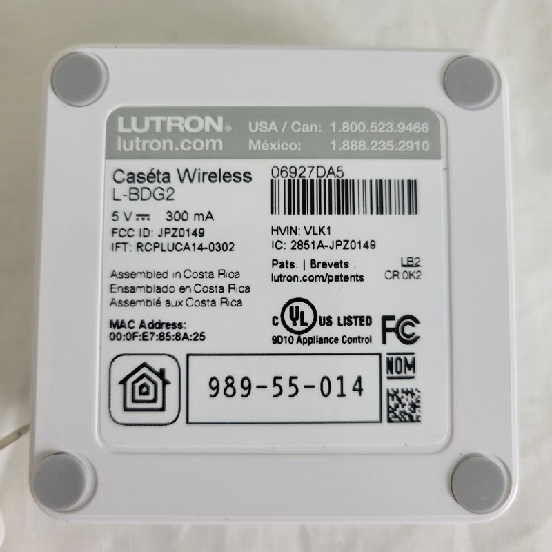 Lutron Caseta Wireless Smart Bridge Hub L-BDG2-WH HomeKit/Alexa/Google gallery