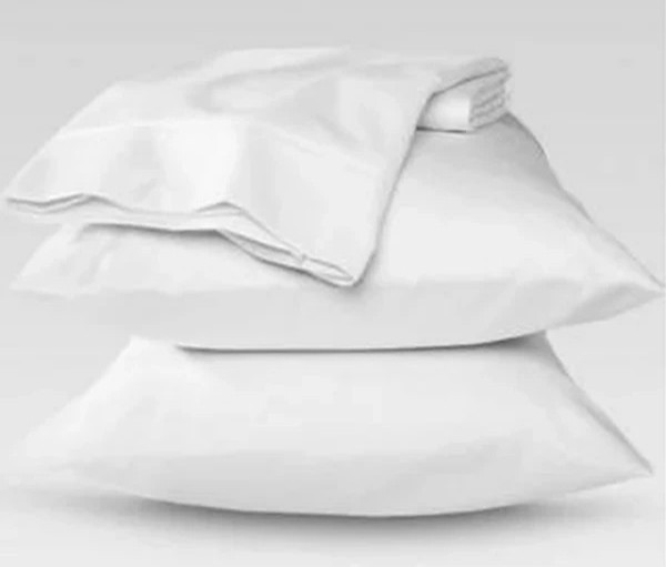 Queen Solid Performance Sheet Set White Threshold: Cotton 400 Thread Count 4 Pcs