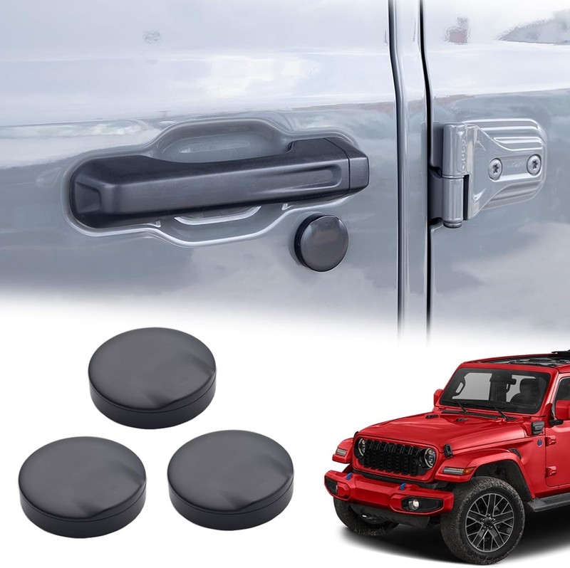 Keyhole Covers Compatible with 2018-2021 2022 2023 2024 2025 2026 Jeep Wrangl... gallery