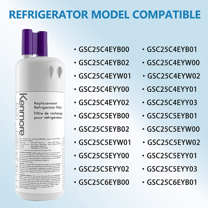 Sealed 3Pack Kenmore 9081 Replacement Refrigerator Water Filter 46-9081 46-9930 gallery