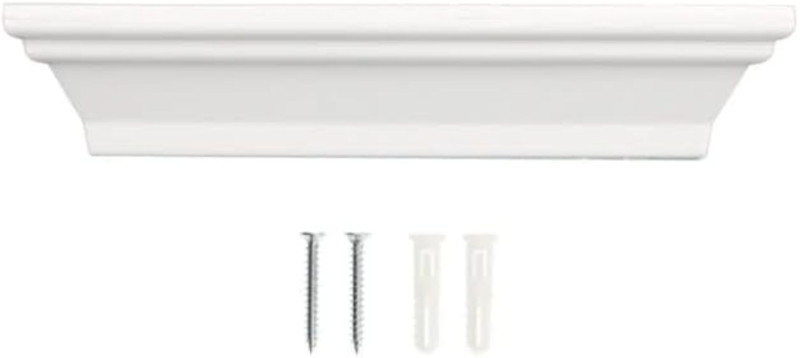 Greenbrier White Small Floating Shelf, 8.625 inches x 4 inches x 1.5 inches gallery