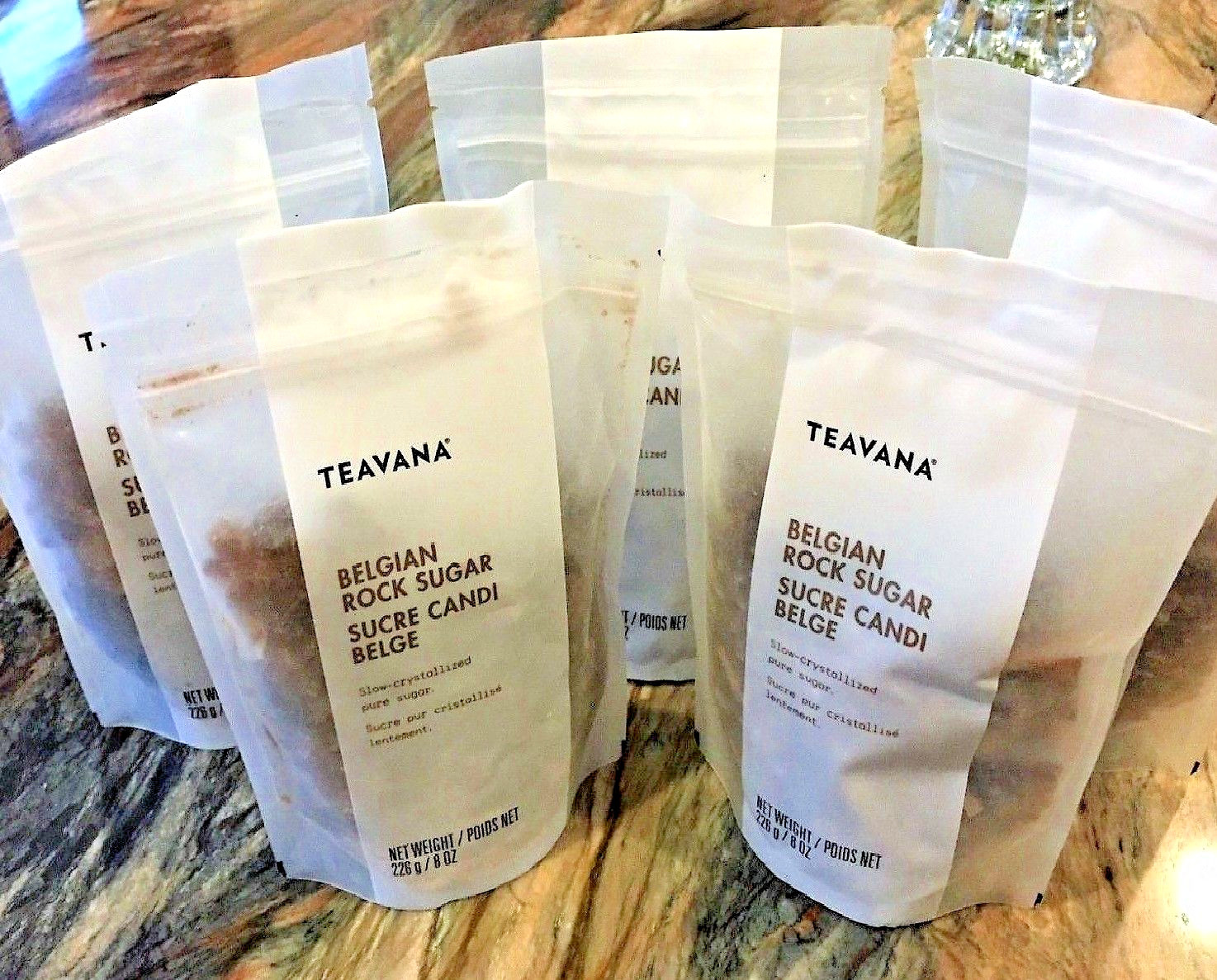 🍭 NEW! FRESH SEALED UNOPENED TEAVANA BELGIAN ROCK SUGAR 1/2 POUND OR 8oz BAG 🍭 gallery