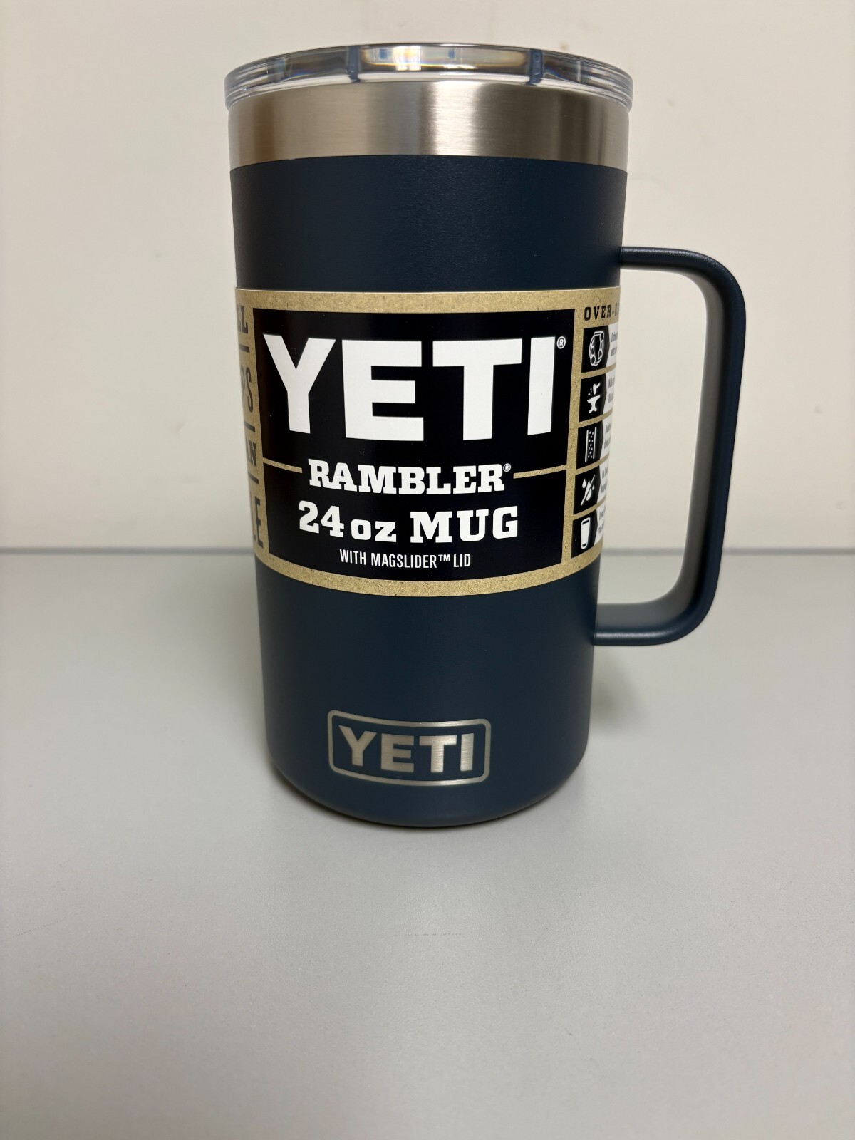 Navy Blue YETI® 24oz Rambler Beer Mug - Authentic - Brand New VII Magslider gallery