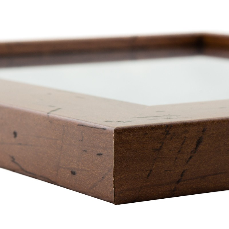 Craig Frames 1.25" Wide Distressed Rustic Brown Picture Frames & Poster Frames gallery