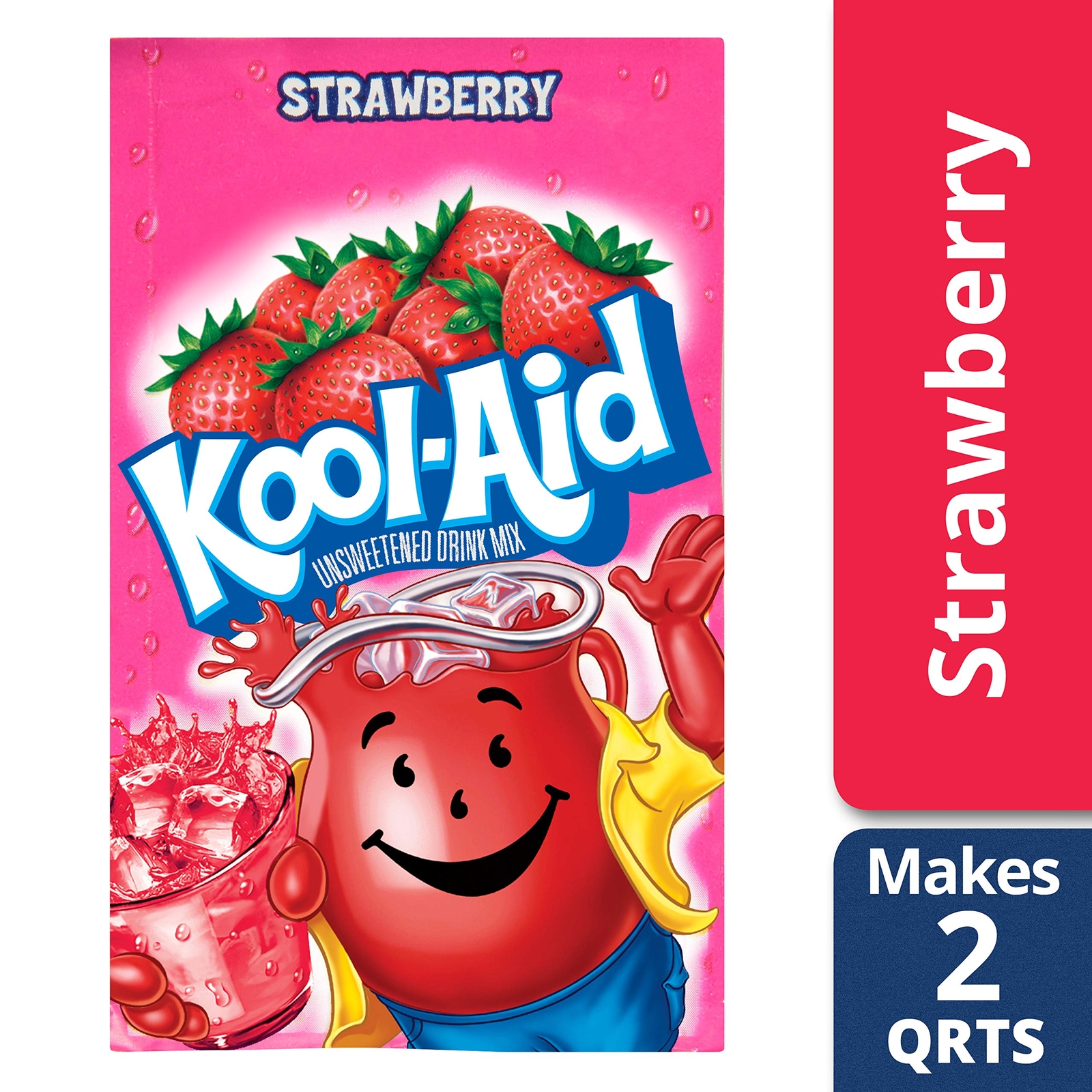 Kool-Aid Strawberry Flavored Unsweetened Caffeine Free Powdered Drink Mix, 48 gallery