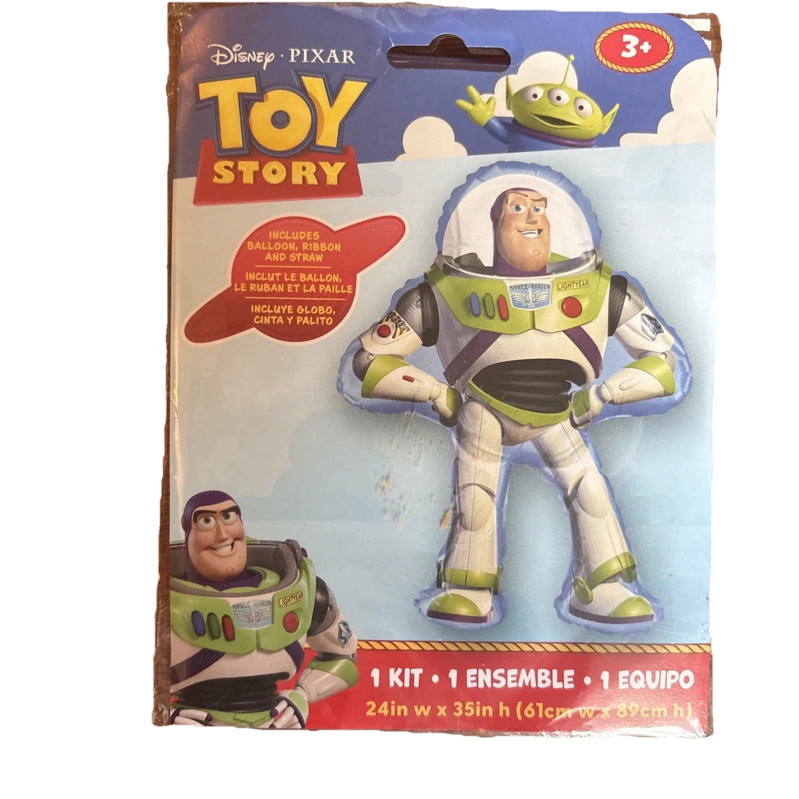 Disney Pixar Toy Story Buzz Lightyear Balloon Kits Lot of 3 Party Decor 35 Inch gallery