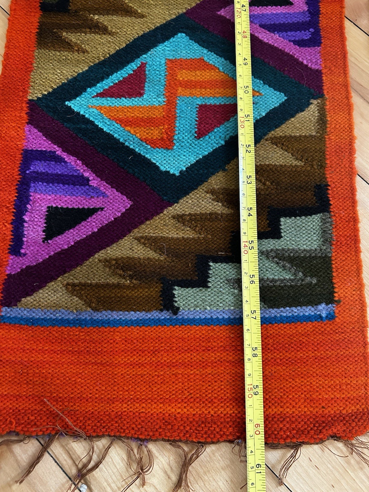 Vtg. Handwoven Peruvian Wool Textiles -Authentic Andean Folk Art (Set Of 3) gallery