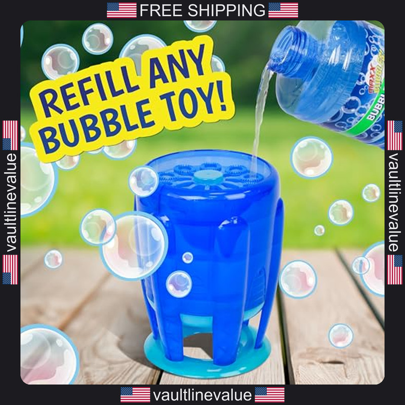 Sunny Days 64oz Bubble Solution Refill with Wand Non Toxic Dye Free for Bubble gallery