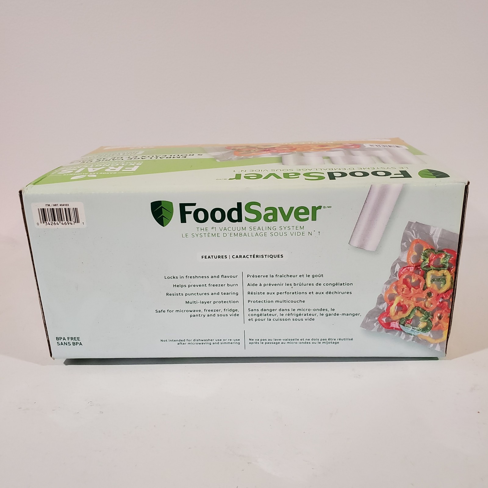 FoodSaver Vacuum Sealer Storage Variety Pack 5 Rolls & 36 Bags BPA-Free NEW gallery