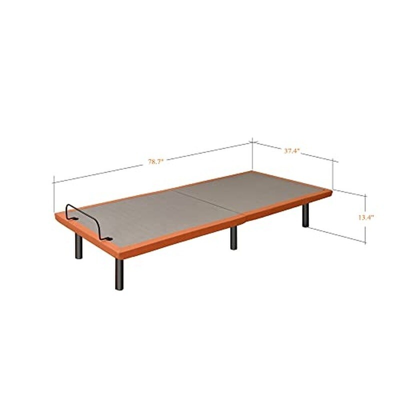 Adjustable Bed Frame Twin XL Electric Base W/ Massage USB Ports Remote Light Hot gallery
