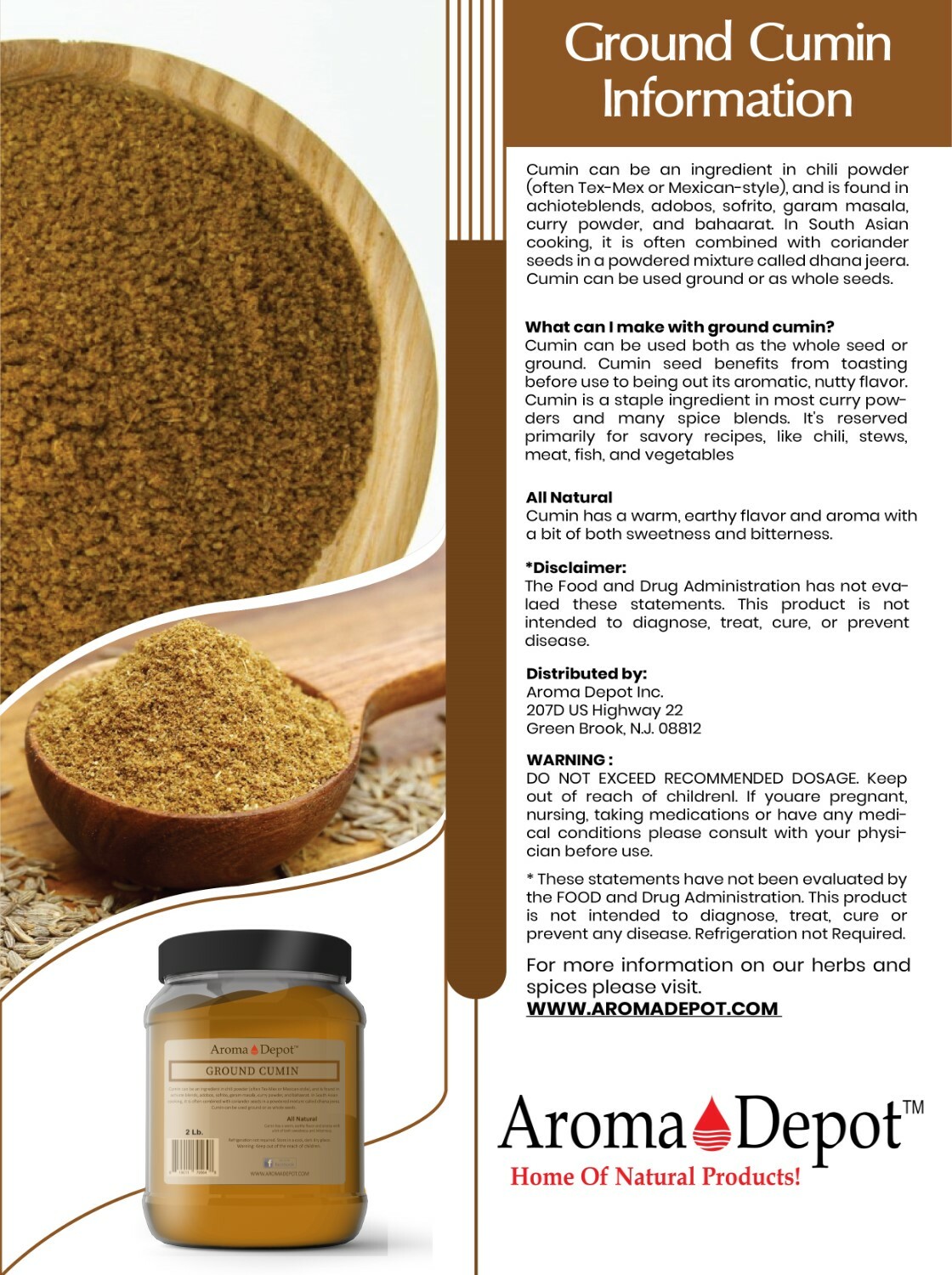 Cumin Powder From India Comino en Polvo Bulk Natural Ground Raw Non-GMO Bulk gallery