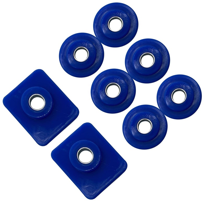 Hood Hinge Pivot Bushing Kit for Peterbilt Kenworth T660 T800 W900 Black Rubber gallery
