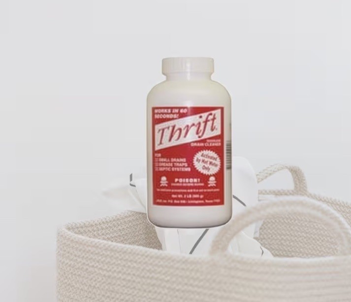 Thrift Odorless Powder Drain Cleaner 1 lb for Small Drains Grease Traps Septic gallery