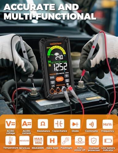 Digital Multimeter Tester 10000 Counts TRMS, Smart Multimeter MT03 gallery