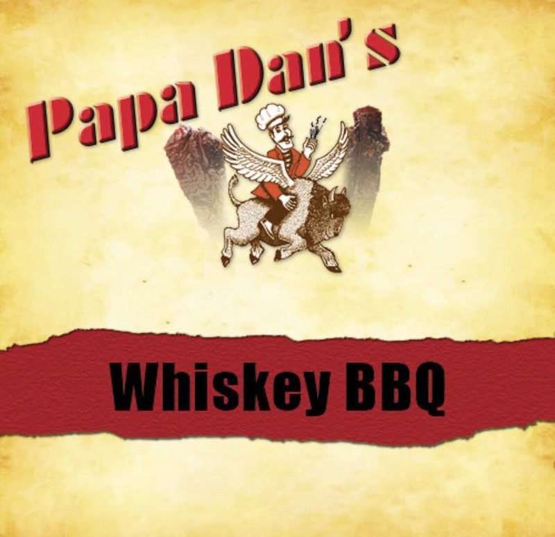 Whiskey BBQ Papa Dan's Premium Beef Jerky 1/2 Pound Bag 8oz Jerky Hut ~Bourbon~ gallery