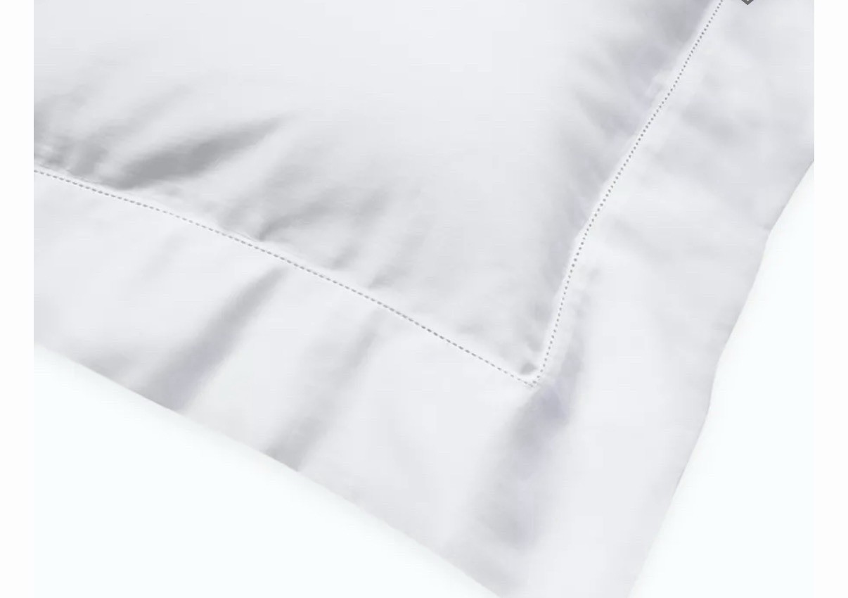 Frette Single Ajour Standard Sham. White Color. New In Original Packaging! gallery