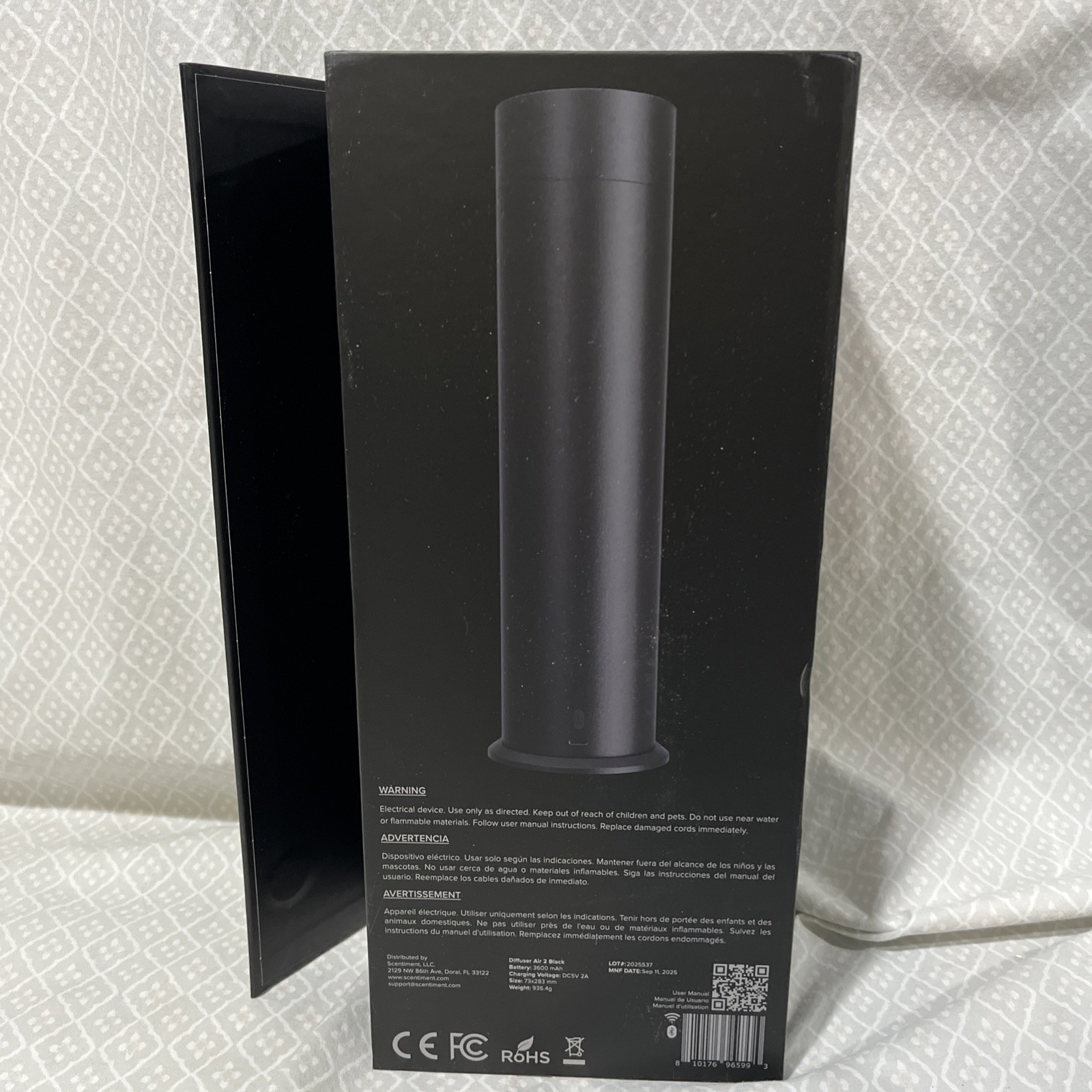 Scentiment Diffuser Air 2 Cold-Air Diffusion, No Heat, No Water, Black gallery