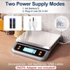 88lb Commercial Digital Kitchen Scale 40kg/1g, with 6 Units Conversion, Stain... gallery
