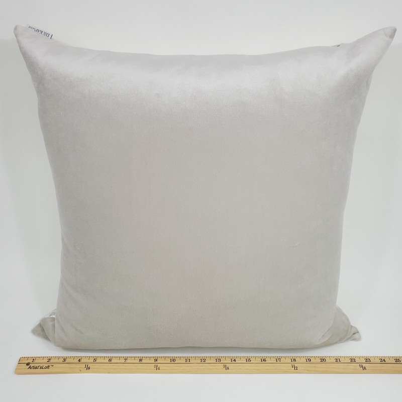 D.V. Kap Throw pillow Feather Down Insert 'Stealth-White' Cotton Rayon Polyester gallery
