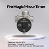 Fire Magic 1-Hour Shutoff Timer, 100,000 BTU Natural/Propane Gas Timer, 3092D gallery