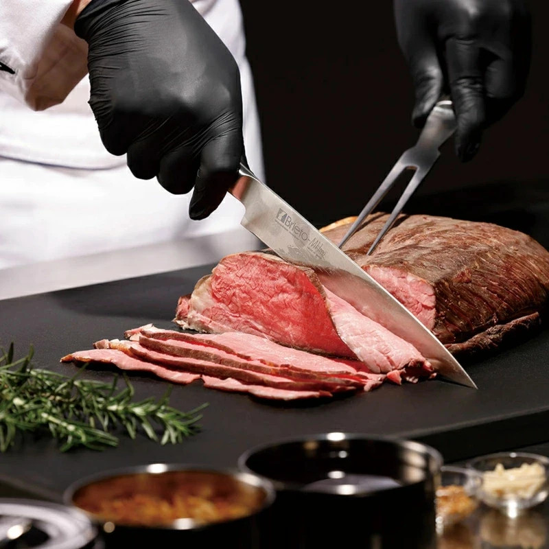Asahi Black Professional Rubber Cutting Board 19.7 x 13" ( 500×330×20mm ) Japan gallery