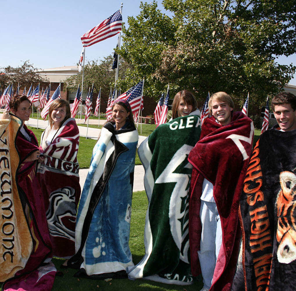 Custom Fundraiser Blanket for Brunswick Railroaders 60"x80" Approx.600 GSM 4lbs gallery