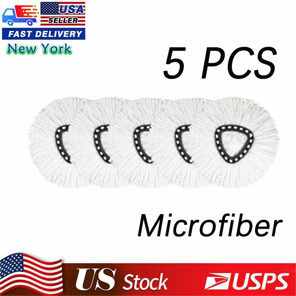 5 pcs Replacement Microfiber Mop Head Easy Clean Wring Refill For O-Cedar USA