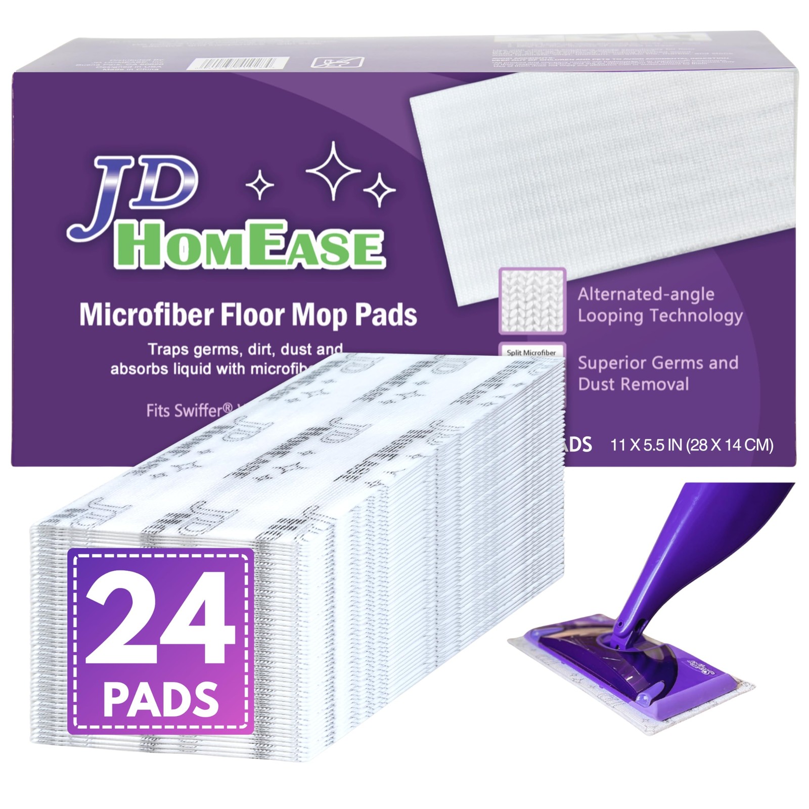 Premium Microfiber Replacement Pads for Swiffer WetJet - Super Absorbent, Lin... gallery