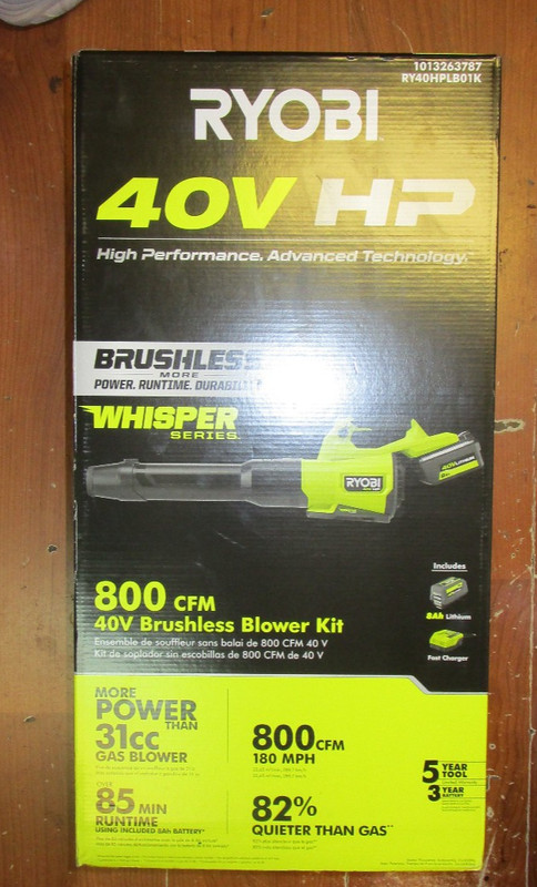 Ryobi 40V HP Brushless Blower Kit gallery