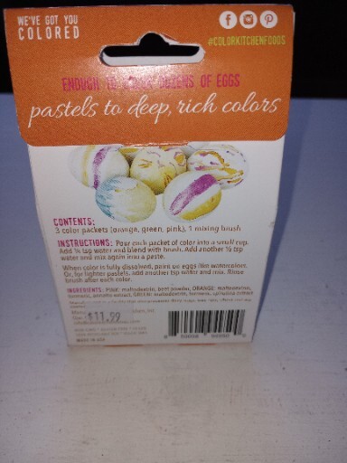 Easter Egg Coloring Kit With Plant Based Colors- 3 colors, 1 Mixing Brush gallery