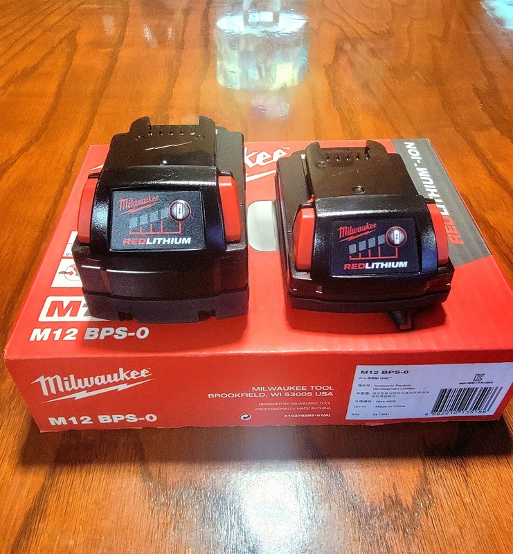 100% Guaranteed GENUINE- NEW Open Box-Milwaukee M18 5.0Ah And 1.5 Batteries gallery