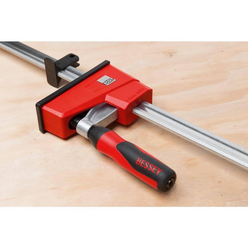 BESSEY Parallel Clamp Composite Plastic Handle 12 in. Capacity 3-3/4 in. Throat gallery