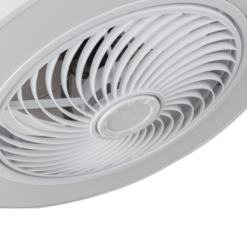 20 Inch Modern Ceiling Fan Light 72W LED Quiet 35dB with Remote Control gallery