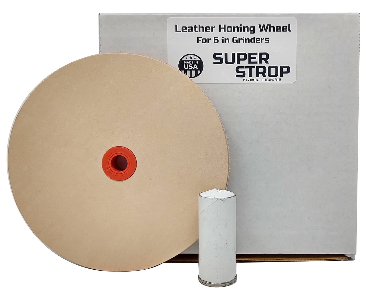 Sharpening Supply Leather Honing Wheel Fits 6 in. Bench Grinders and Polishers gallery