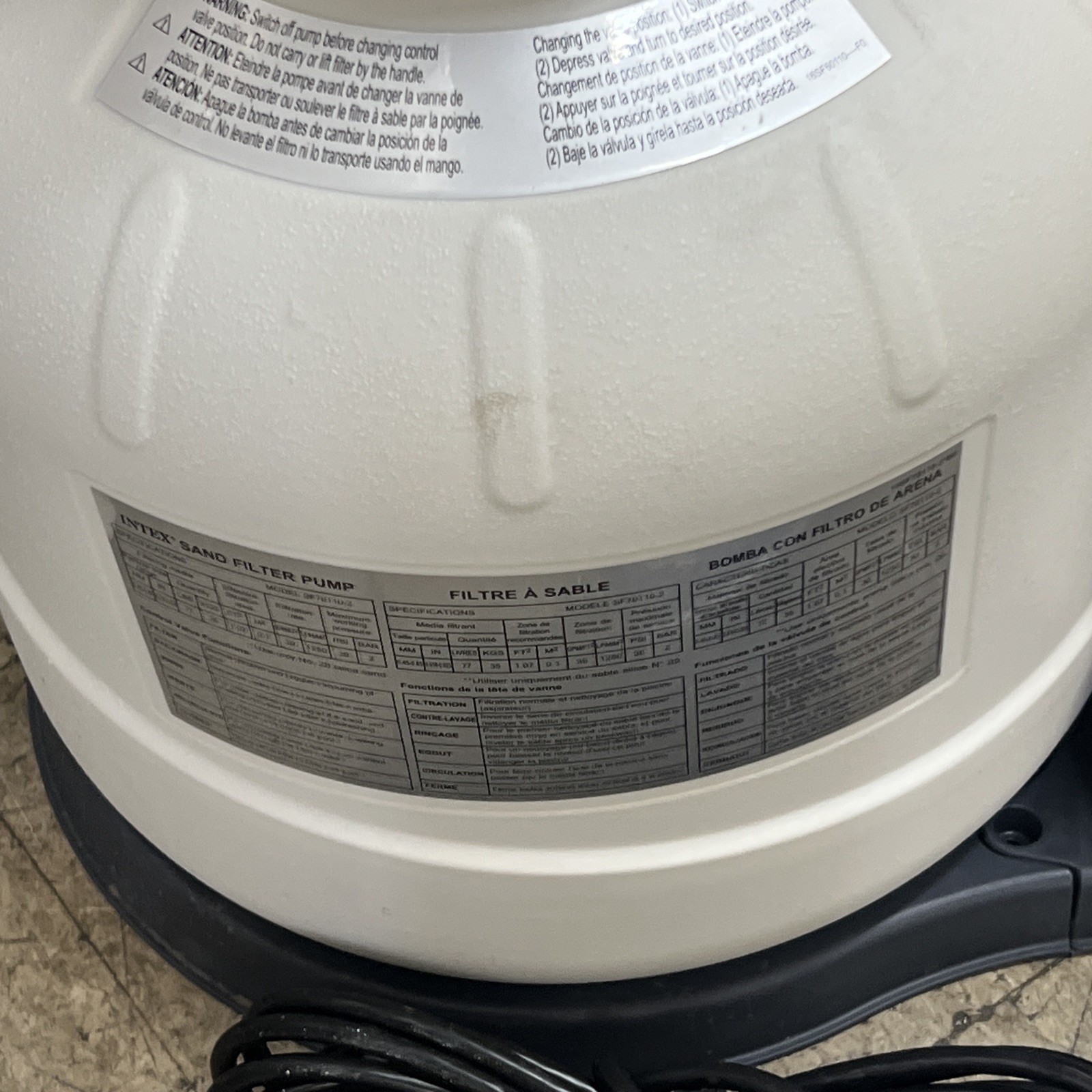 Intex 14 Inch Krystal Clear Sand Filter Pump 2800 Gph Flow Rate GFCI 26647EG gallery