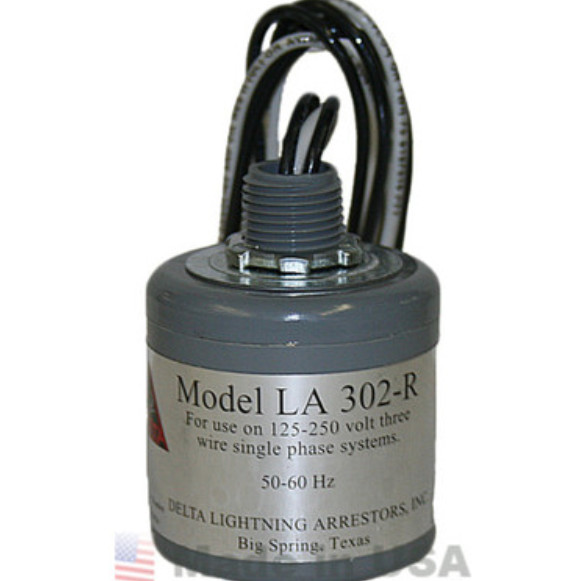 Delta LA302R 125‑250V AC Lightning Arrestor Single Phase 3 Wire Surge Protector gallery