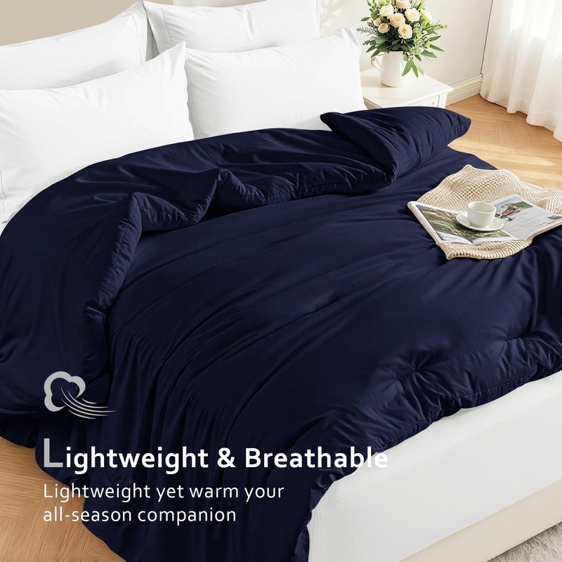 Easthome Comforters Queen Size, All Season Quilted Bed Comforter, Ultra-Soft Dow gallery