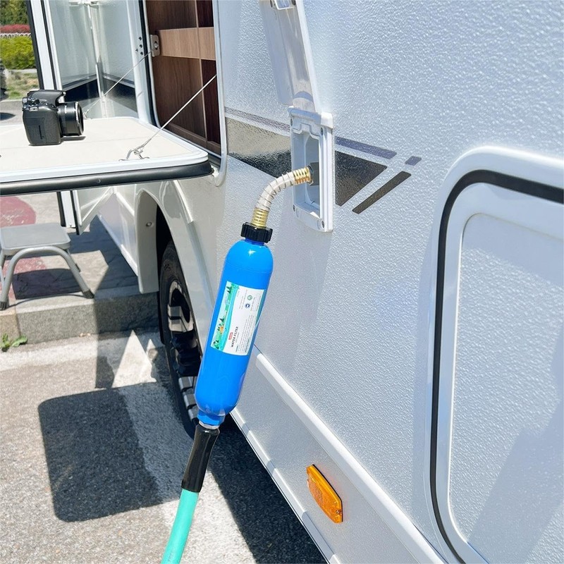 Inline RV Water Filter for Camper, Travel Trailer, Marine & Garden - NSF Certifi gallery