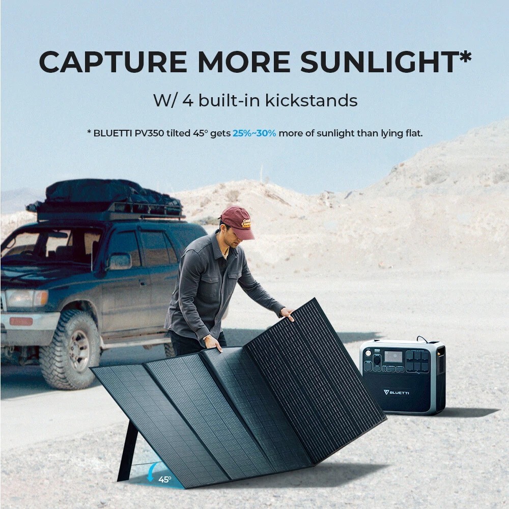 BRAND NEW!! BLUETTI 350W Foldable Solar Panel - PV350 gallery