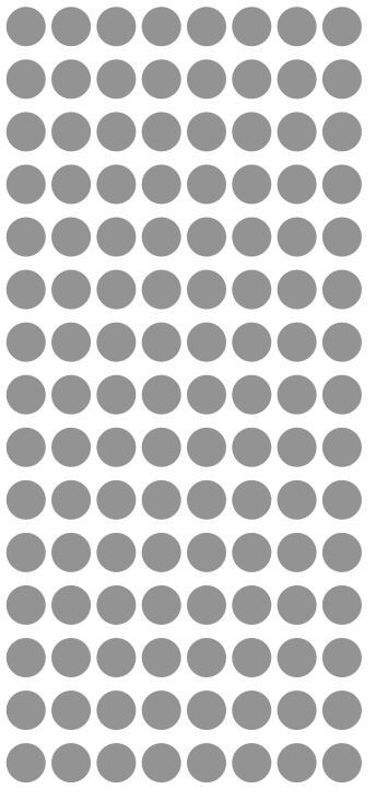 1/4" Silver Dots Round Vinyl Color Coded Inventory Label 1/4 Inch Dot Stickers gallery