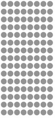 1/4″ Silver Dots Round Vinyl Color Coded Inventory Label 1/4 Inch Dot Stickers