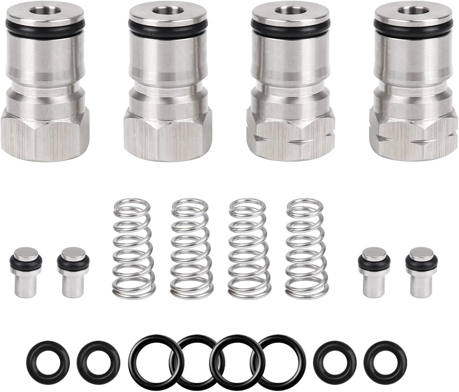 Ball Lock Keg Posts for Cornelius Keg - Stainless Steel, 2 Pack with O-Rings gallery