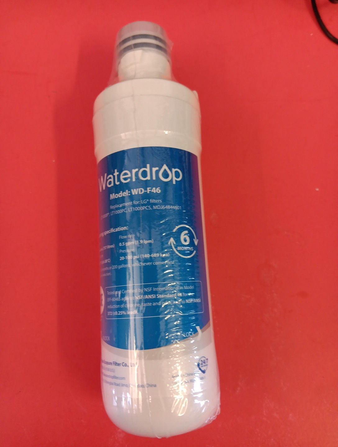 Waterdrop Refrigerator Filter Replacement WD-F46 NIP Free Shipping B63 gallery