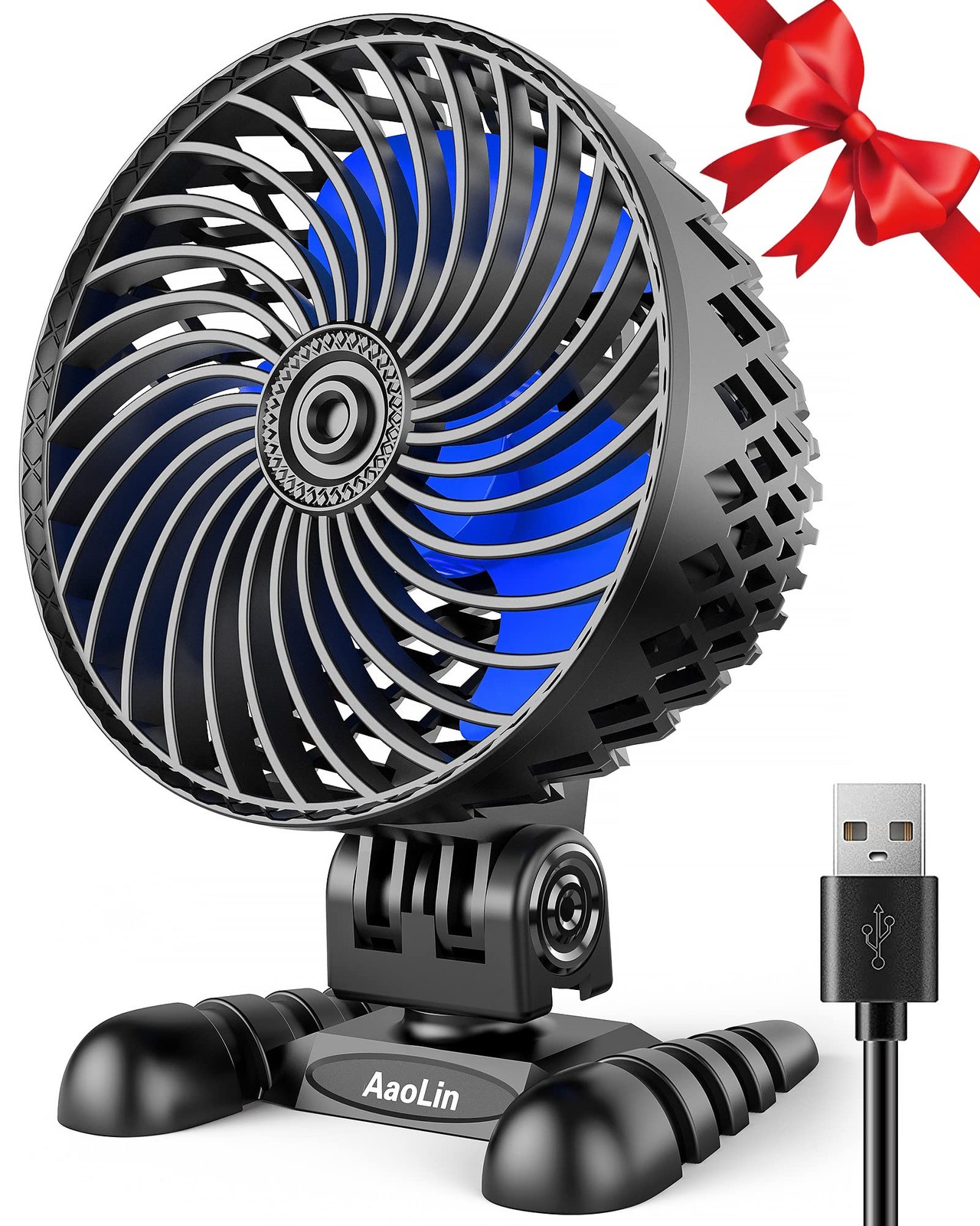 USB Desktop Small Fan, Stepless Speed Adjustment with Multiple Speed Levels, ... gallery