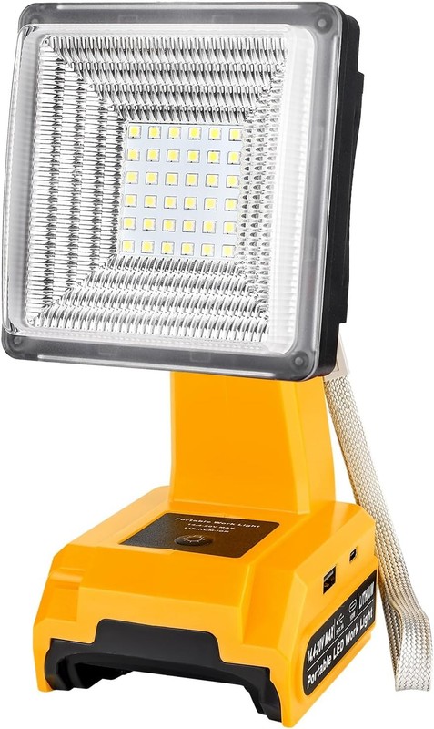 25W 1500LM LED Flashlight Work Light Spotlight for Dewalt 20V Max Li-ion Battery gallery