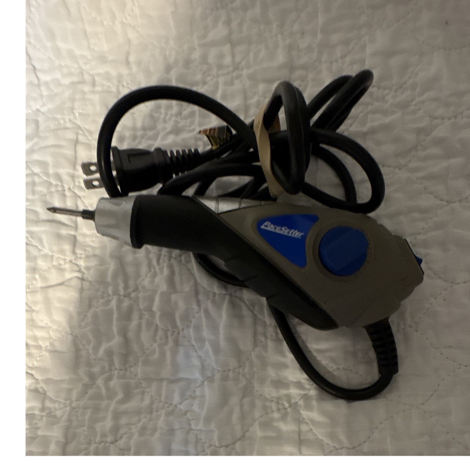 PaceSetter Corded Electric Grout Remover Gray/Blue/Black 120V Used gallery