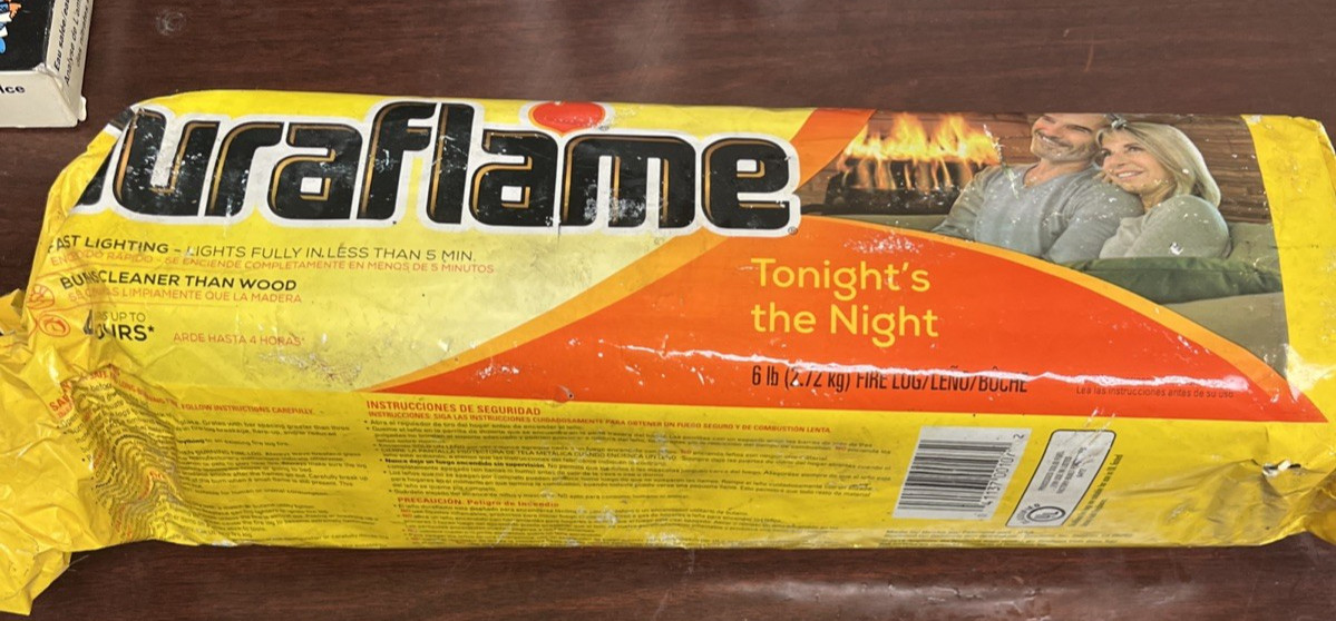 Duraflame Natural Firelog, 4 Hours, 6 lbs Great For Home & Camping. Quick Light gallery