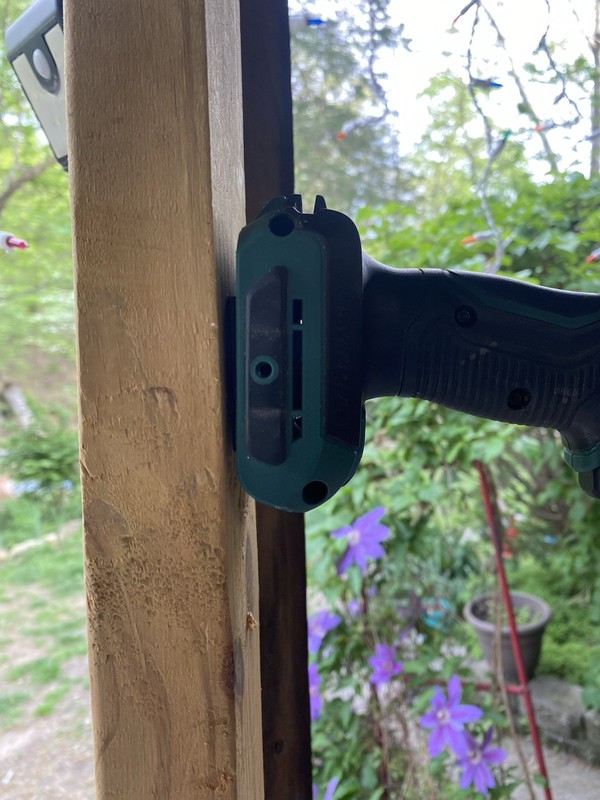 Masterforce 20V Tool & Battery Mount Combo Pack – Durable PETG Plastic – gallery