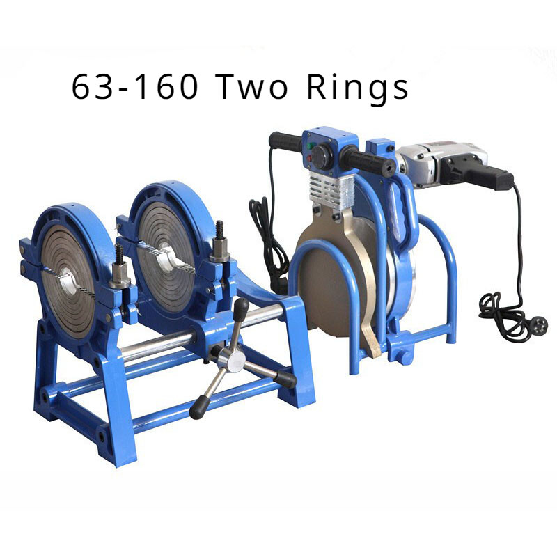 1PC 50-200 Four Rings Manual Butt Welding Machine PE Pipe Welding Machine Pe gallery