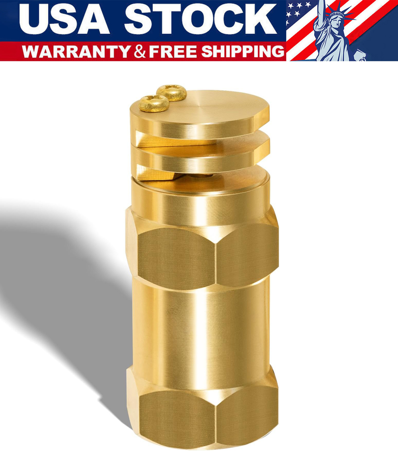 Boomless Spray Nozzle 1/2" FPT #5 Orifices (90° & 180° Caps) 2.0 GPM #6540-1 gallery